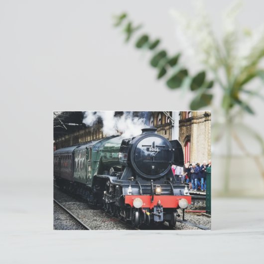 Briefkaart Flying Scotsman (Staand voorkant)