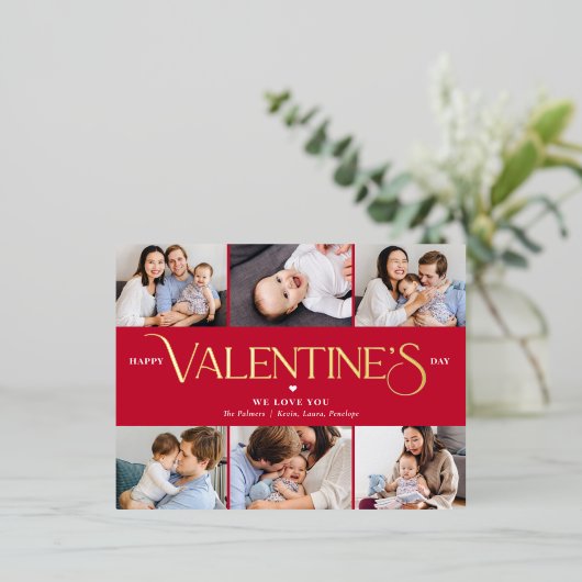 Briefkaart Folie Valentijnsdag Wonderful Life (Staand Voorkant)