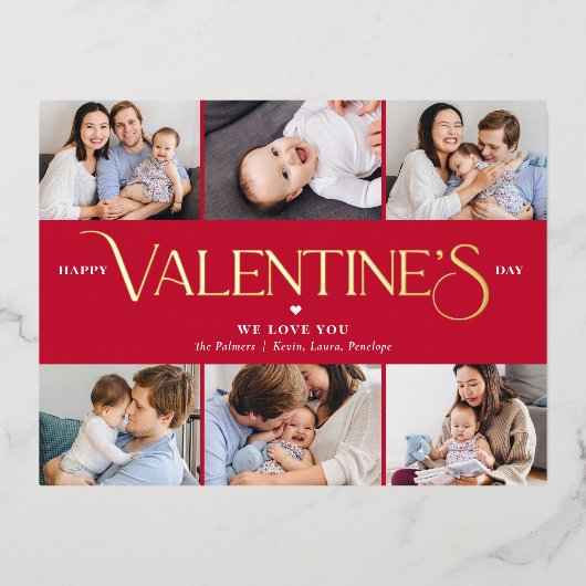 Briefkaart Folie Valentijnsdag Wonderful Life (Voorkant)