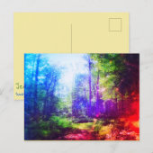 BRIEFKAART FOREST RAINBOW (Voorkant / Achterkant)