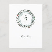 Briefkaart formaat Greenery Botanische gastkaart