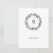 Briefkaart formaat Greenery Botanische gastkaart (Voorkant / Achterkant)