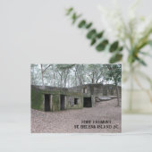 Briefkaart Fort Fremont (Staand voorkant)