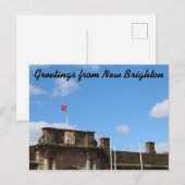 Briefkaart "Fort Perch Rock" (Voorkant / Achterkant)