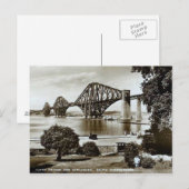 Briefkaart, Forth Bridge, Schotland Briefkaart (Voorkant / Achterkant)