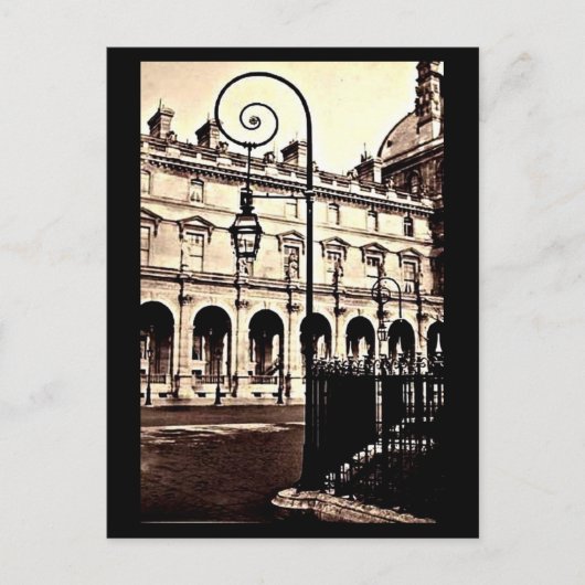 Briefkaart- Fotografie-Charles Marville 34 Briefkaart (Voorkant)