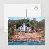 Briefkaart frambozenvuurtoren (Voorkant / Achterkant)