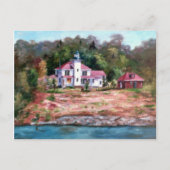 Briefkaart frambozenvuurtoren (Voorkant)