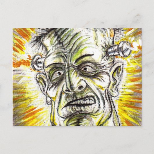 BRIEFKAART FRANKENSTEIN SHOCK (Voorkant)