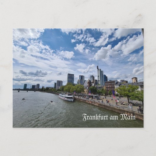 Briefkaart, Frankfurt am Main Feestdagenkaart (Voorkant)