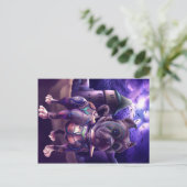 Briefkaart Franky The Pitbull Frankenstein (Staand voorkant)