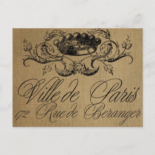 Briefkaart Frans Briefkaart (Voorkant)