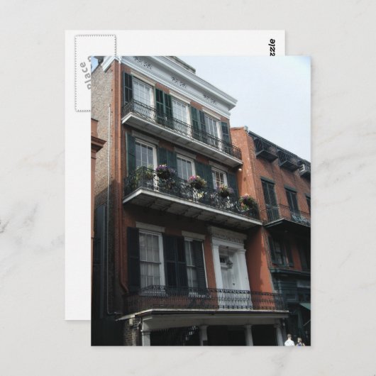 Briefkaart Frans kwartaal (Voorkant / Achterkant)