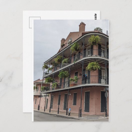 Briefkaart Frans kwartaal (Voorkant / Achterkant)