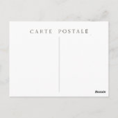 Briefkaart Frans Music Salon Bird Script (Achterkant)