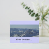 Briefkaart Franse Alpen (Staand voorkant)