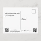 Briefkaart -  Franse Cherub Dragonfly (Achterkant)