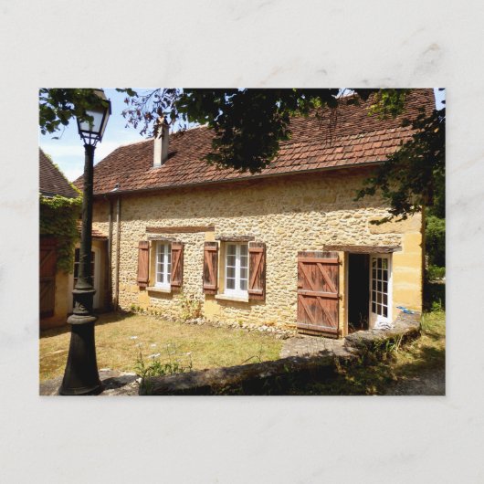 Briefkaart Franse gite (Voorkant)