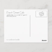 Briefkaart Franse Straat (Achterkant)