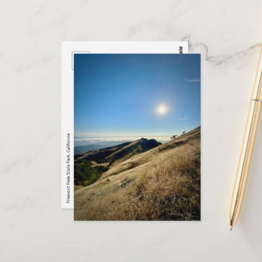 Briefkaart - Fremont Peak State Park, Californië (Voorkant / Achterkant in situ)
