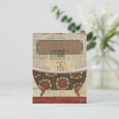 Briefkaart French Bathroom (Staand voorkant)