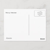 Briefkaart Fribourg-Zwitserland (Achterkant)