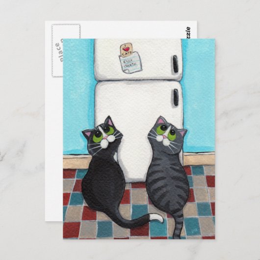 Briefkaart Fridge Magnets (Voorkant / Achterkant)