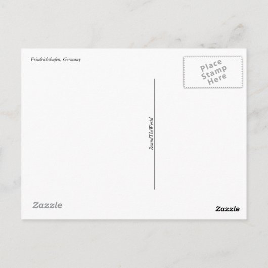 Briefkaart - Friedrichshafen, Duitsland (Achterkant)