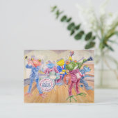 briefkaart "Froggy Band" (Staand voorkant)
