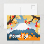 Briefkaart Fuji koppelen (Voorkant / Achterkant)