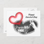 Briefkaart Furry Happy Sweetest Day Heet PC (Voorkant / Achterkant)