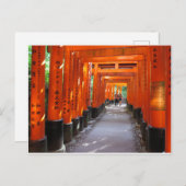 Briefkaart Fushimi Inari Kyoto Japan (Voorkant / Achterkant)