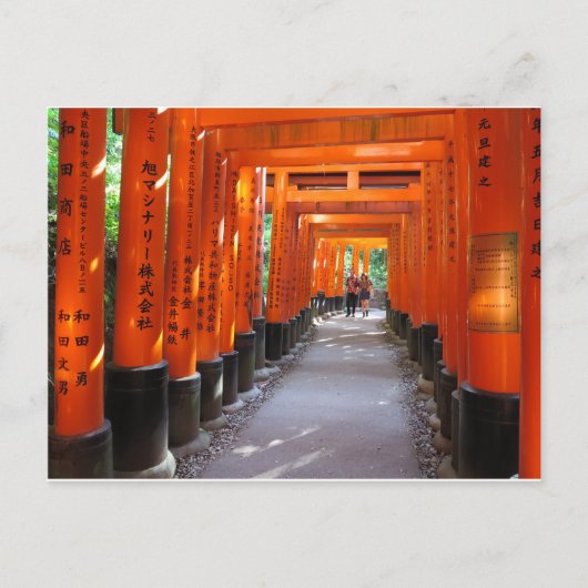 Briefkaart Fushimi Inari Kyoto Japan (Voorkant)