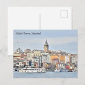 Briefkaart Galata Tower Istanbul (Voorkant / Achterkant)