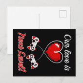 Briefkaart Gamer Valentijn (Voorkant / Achterkant)