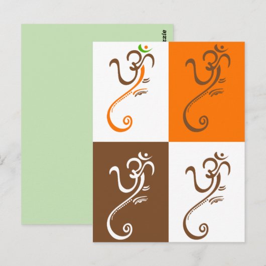 Briefkaart Ganesha (Voorkant / Achterkant)