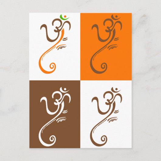 Briefkaart Ganesha (Voorkant)