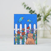 Briefkaart Garden Gnome (Staand voorkant)