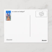 Briefkaart Garden Gnome (Achterkant)