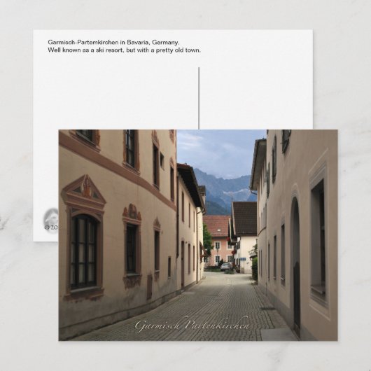Briefkaart Garmisch-Partenkirchen (Voorkant / Achterkant)