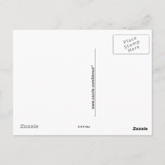 Briefkaart - Gebied van de Roze Bloemen (Achterkant)