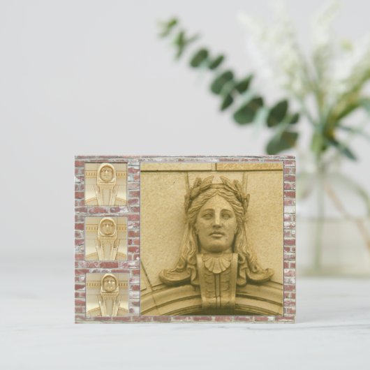 Briefkaart - Gebouwen (Staand voorkant)