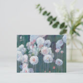 Briefkaart gebroken bloemen (Staand voorkant)