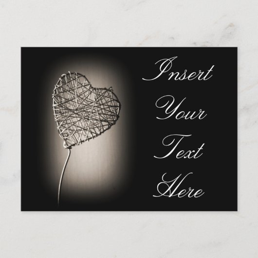 Briefkaart gebroken hart (Voorkant)