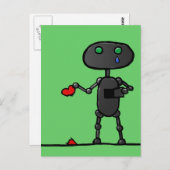 Briefkaart gebroken hart (Voorkant / Achterkant)