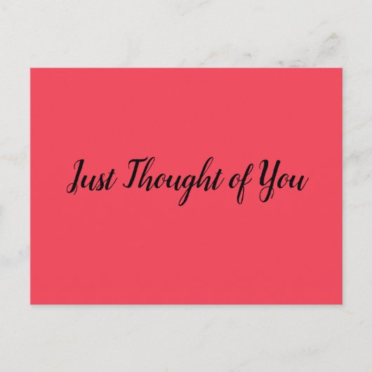 Briefkaart - Gedacht: vrede en geluk (Voorkant)