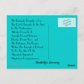 Briefkaart geesten van de mysterieuze bermuda-drie (Achterkant)