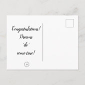 Briefkaart: Gefeliciteerd! Briefkaart (Achterkant)