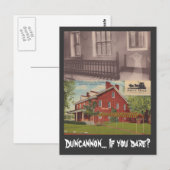 Briefkaart Gehaunde Amity Hall Duncannon PA & Ghos (Voorkant / Achterkant)