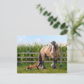 briefkaart "Geheime vrienden" (Staand voorkant)